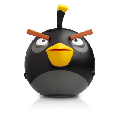 Roland Computers | Gear4 Angry Birds Mini Speakers Classic Black Bird